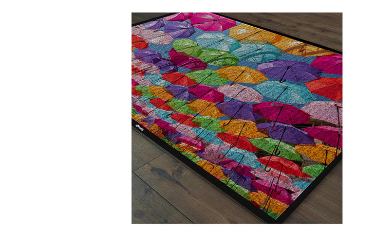 Dizaina paklājs lietussargi